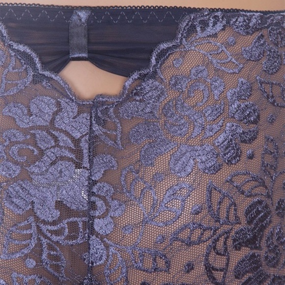 Lace Detail Panty in Sea Green - Picture 5 of 6